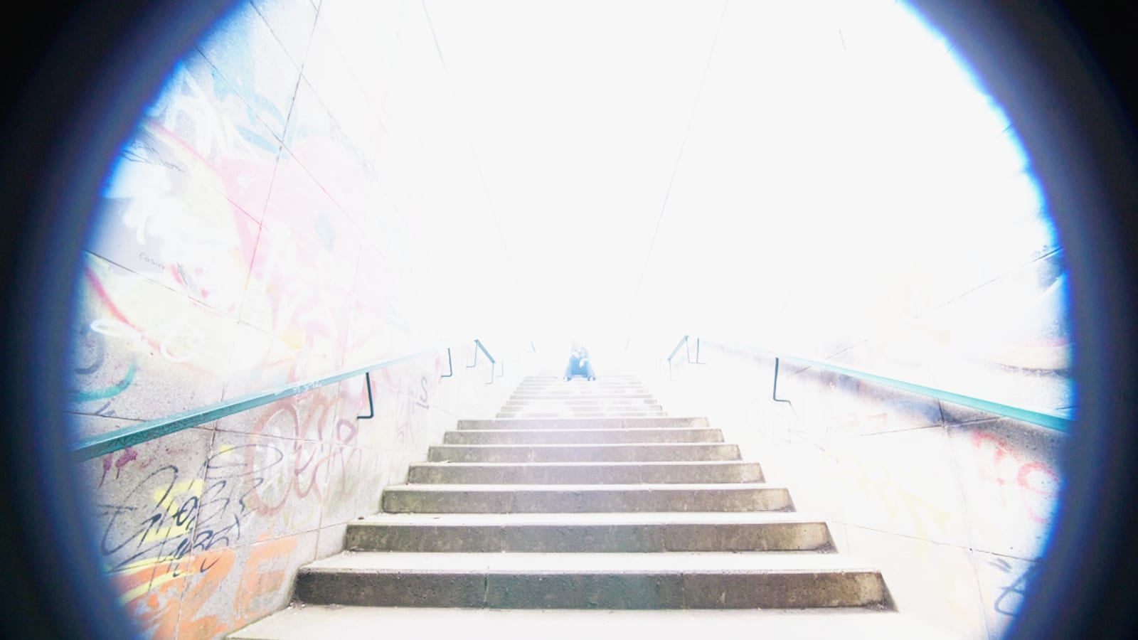 Overexposed, highlights blown out to white